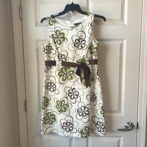 Jessica Howard Lined Print Sleeveless Dress 12
